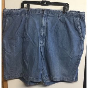 Men’s Big & Tall Size 48 Haggar Dress Denim Shorts